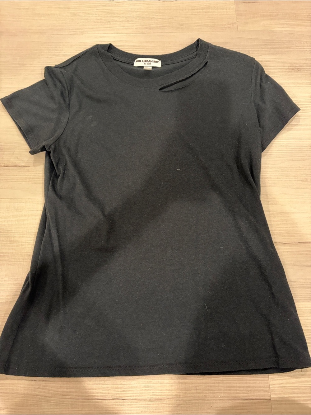 Women’s black tee